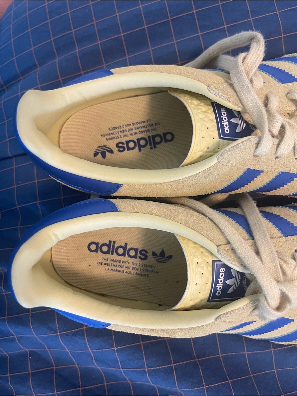 adidas Yellow and Blue Men's Sneakers - Picture 10 of 11